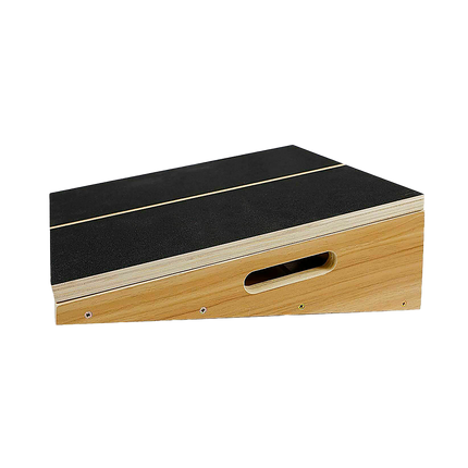 Wooden Slant Exercise Board With Adjustable Incline And Non-Slip Surface 7