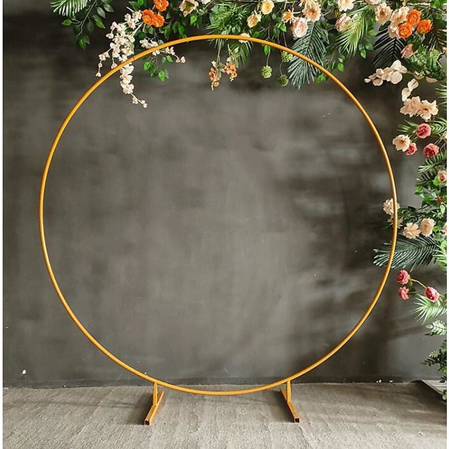 2M Wedding Hoop Round Circle Arch Backdrop Flower Display Stand Frame Background 2