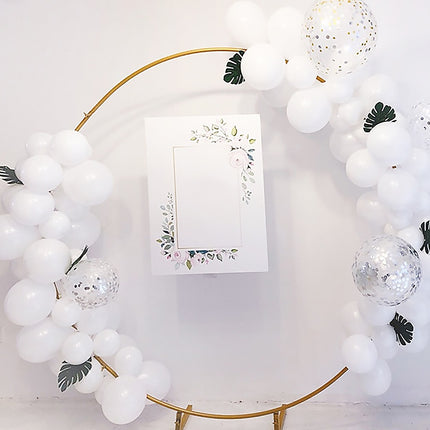 2M Wedding Hoop Round Circle Arch Backdrop Flower Display Stand Frame Background 3