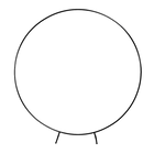 2M Wedding Hoop Round Circle Arch Backdrop Flower Display Stand Frame Background