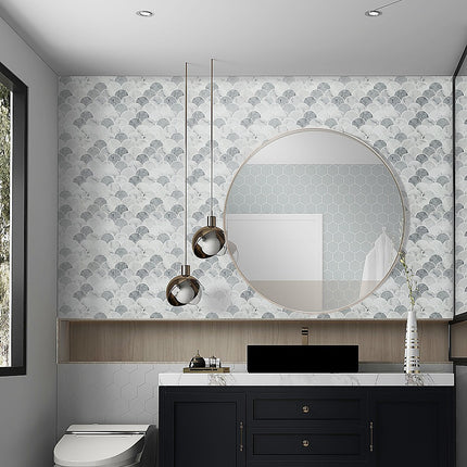 Tiles 3D Peel and Stick Wall Tile Fish Scale Mosaic 10 Sheets 2
