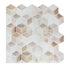Tiles 3D Peel and Stick Wall Tile Shell Mosaic 10 Sheets