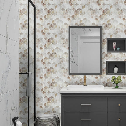 Tiles 3D Peel and Stick Wall Tile Shell Mosaic 10 Sheets 2