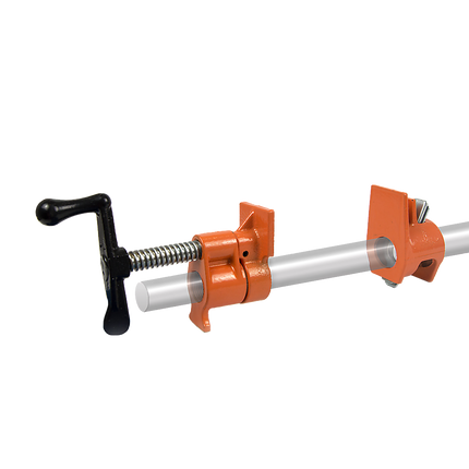 3/4" Wood Gluing Pipe Clamp Set (4 Pack) Heavy Duty PRO Woodworking Cast Iron 5