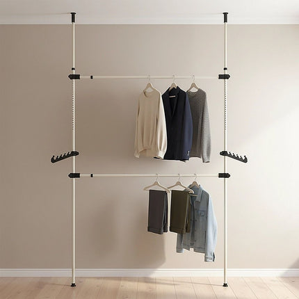 Heavy Duty Adjust Clothes Rail Storage Garment Shelf Hanging Display Stand Rack 2