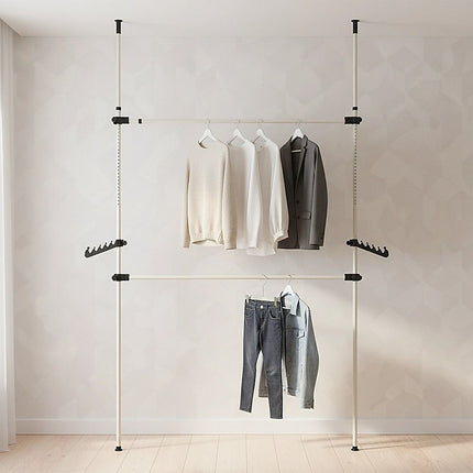 Heavy Duty Adjust Clothes Rail Storage Garment Shelf Hanging Display Stand Rack 6