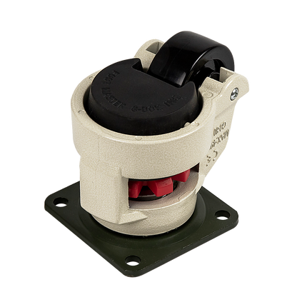 Leveling Casters Swivel Workbench Adjustable Wheel 1000KG Retractable 4PCS 6