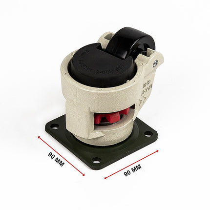 Leveling Casters Swivel Workbench Adjustable Wheel 1000KG Retractable 4PCS 12