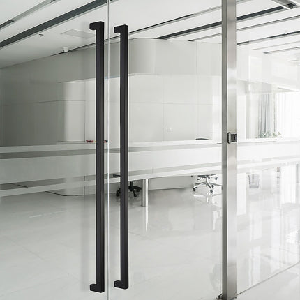 Entrance Door Pull Handle Matte Black 1500mm 2