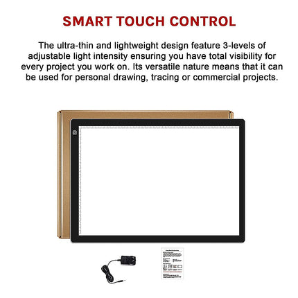 A2 LED Light Box Tracing Board Art Design Stencil Tattoo Copy Drawing Pad 11