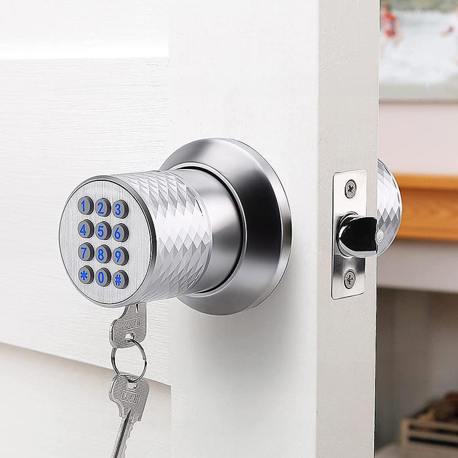 Digital Electronic Code Door Lock Keyless Entry Keypad Programmable Lock Knob 2