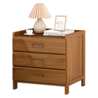 Bamboo Bedside Table Nightstand Storage Bedroom Sofa Side Stand