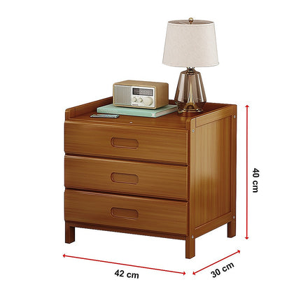 Bamboo Bedside Table Nightstand Storage Bedroom Sofa Side Stand 7