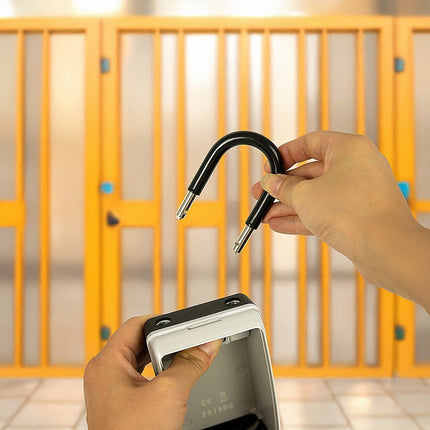 Security 4 Digit Combination Cable Lock Box With Luminous Dials 7