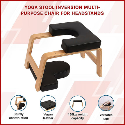 Yoga Stool Inversion Multi-Purpose Chair For Headstands 2