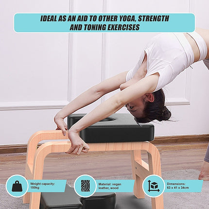 Yoga Stool Inversion Multi-Purpose Chair For Headstands 8