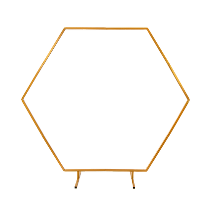 2M Wedding Hex Arch Backdrop Flower Display Stand Frame Background