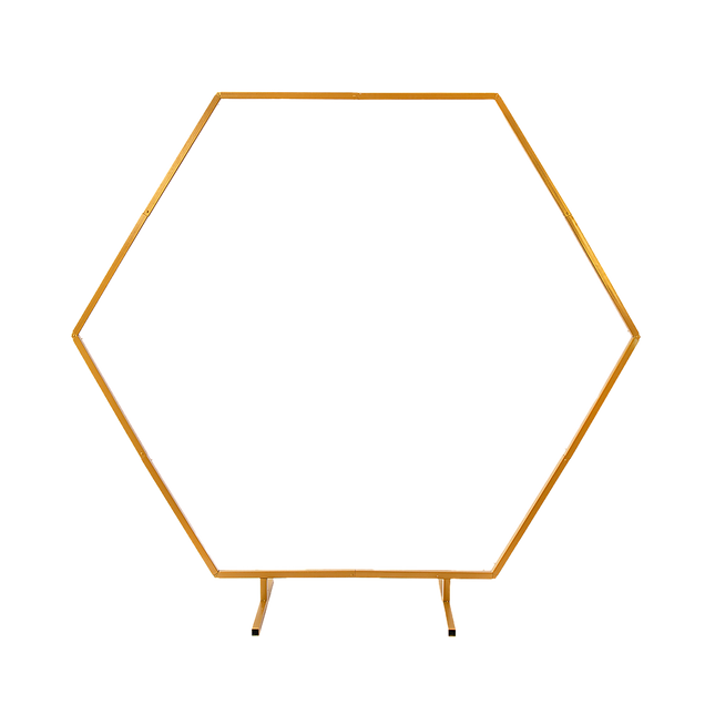 2M Wedding Hex Arch Backdrop Flower Display Stand Frame Background