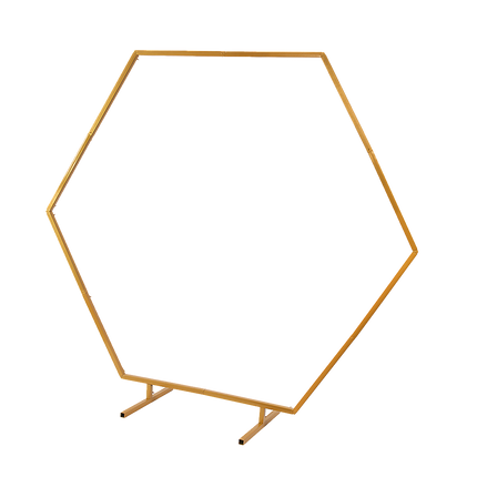 2M Wedding Hex Arch Backdrop Flower Display Stand Frame Background 4