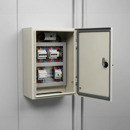 Carbon Steel Electrical Enclosure Box IP65 Wall Mount 400 x 300 x 200 mm 2