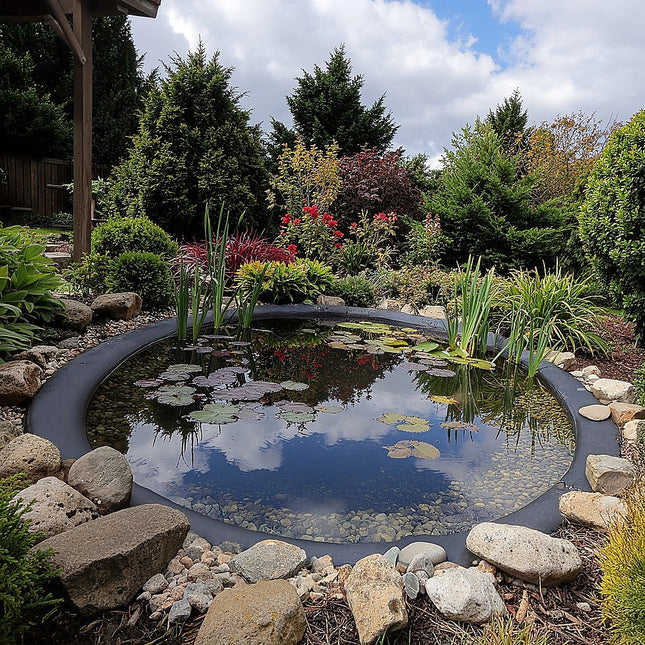 Fish Pond Liner 3 x 4.6m x 0.5mm Garden Pool Membrane Reinforced 2