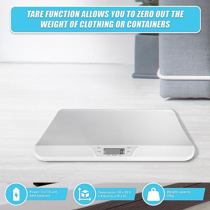 Electronic Digital Baby Scale Weight Scales Monitor Tracker Pet 8
