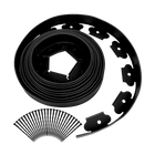 Landscape No Dig Lawn Garden Edging Kit 10m Flexible Durable Border Paver