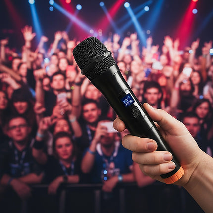 2 x Wireless Microphone Handheld Cordless Professional Mic Karaoke Receiver 5
