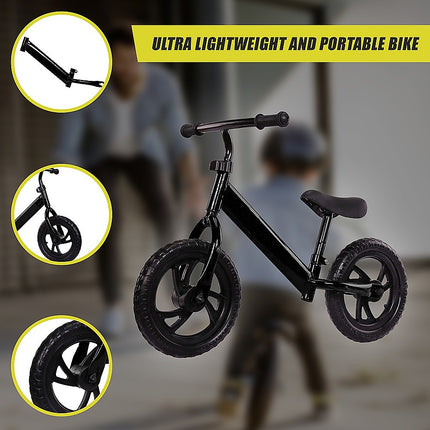 Kids Ride On Push Bike Balance Bicycle with Training Wheels for Toddlers 9