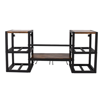 Wall Mounted Wine Rack 3 Stem Glass Holder Storage Organiser 4