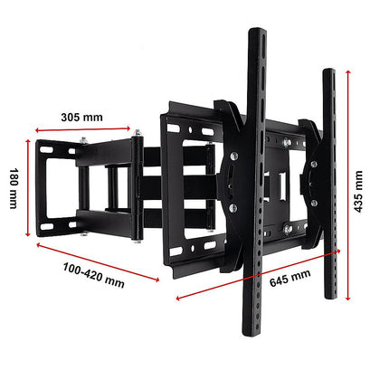TV Bracket Wall Mount 32-70in Full Motion Swivel LCD LED 12