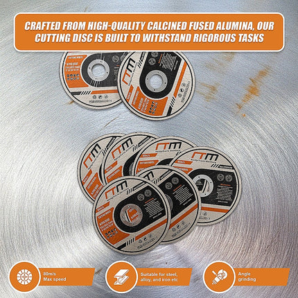 100 x Cutting Discs 125mm 5" Angle Grinder Disc Metal Cut Off Wheel Thin 11