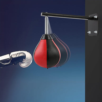 Speed Bag Boxing Punching Bag Wall Mount Reflex Training 5