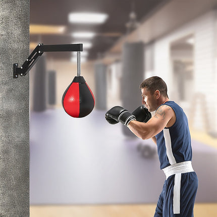Speed Bag Punching Boxing Bag Wall Mount Reflex Training 2