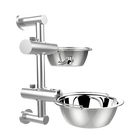 Wall Mounted Dog Bowl Adjustable Height Pet Feeder For Easy Feeding