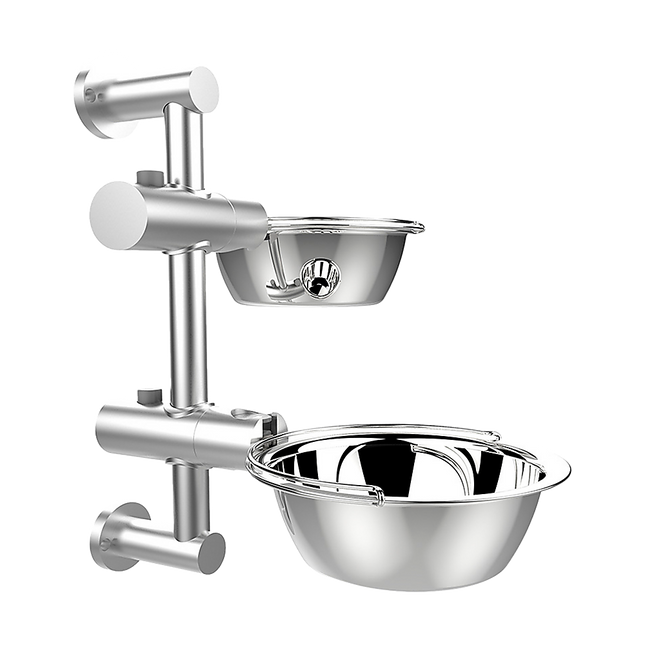 Wall Mounted Dog Bowl Adjustable Height Pet Feeder For Easy Feeding