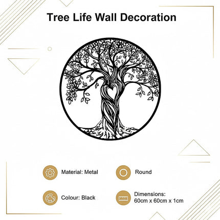 Tree Life Wall Decoration Metal Tree Wall Sculpture 7