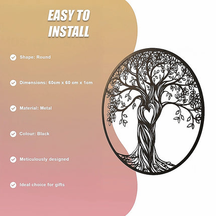 Tree Life Wall Decoration Metal Tree Wall Sculpture 9