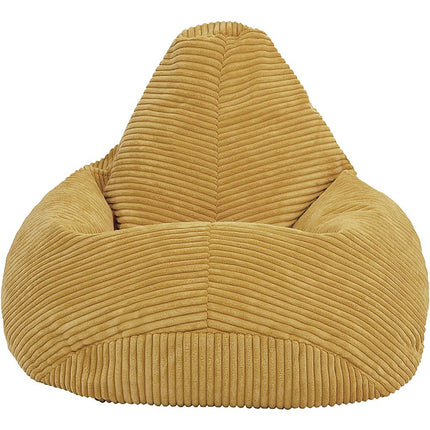Jumbo Cord Beanbag Chair Cover Unfilled Large Bean Bag - Mustard 4