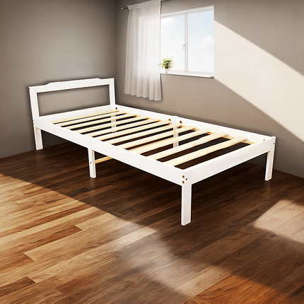 Natural Wooden Bed Frame Home Furniture 6