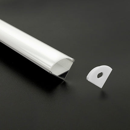 10 x 1M V-Style Aluminium LED Strip Light Channels for Cabinet Lighting 7