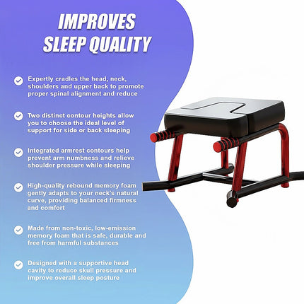 Soft Cervical Pillow for Neck Pain Relief Memory Foam Ergonomic 11