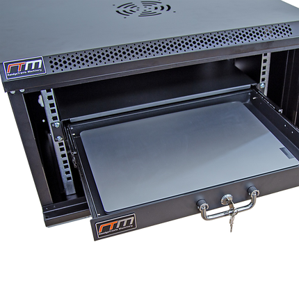 19" 6U Wall Mount Network DVR NVR Data Cabinet Enclosure 4