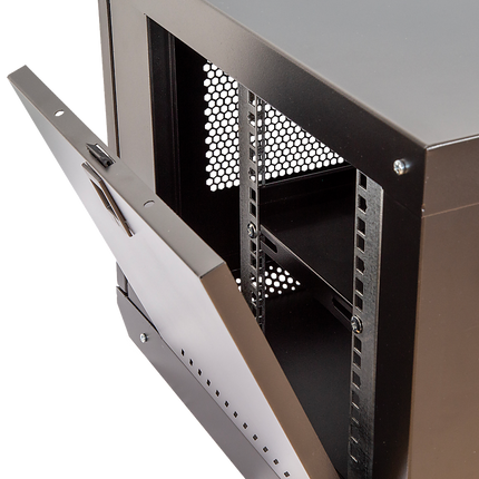 19" 6U Wall Mount Network DVR NVR Data Cabinet Enclosure 6