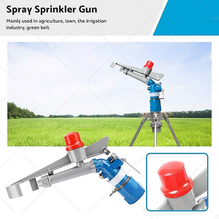 Sprinkler Irrigation Spray Large 360 Degree Adjustable Impact Area Water 3