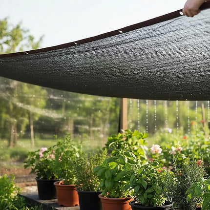 15m x 2m Fence Windscreen Privacy Screen Shade Cover Black Fabric Mesh Garden 2
