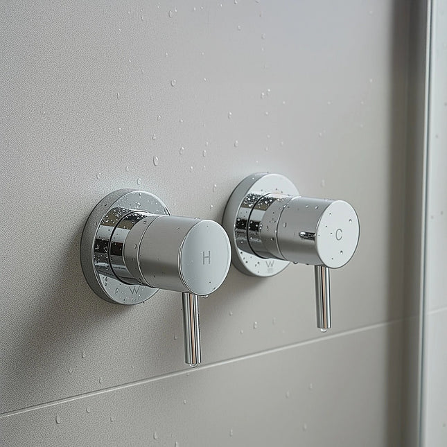 Bathroom Shower Bath Hot and Cold Mixer WATERMARK Certified in Chrome 2