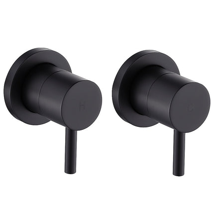 Bathroom Shower Bath Hot and Cold Mixer WATERMARK Certified in Black 4