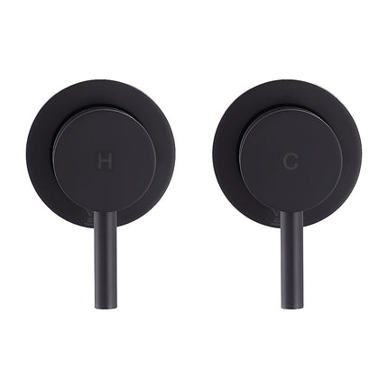 Bathroom Shower Bath Hot and Cold Mixer WATERMARK Certified in Black 6
