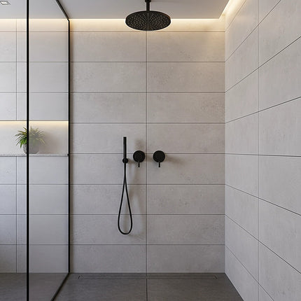 Bathroom Shower Bath Hot and Cold Mixer WATERMARK Certified in Black 8
